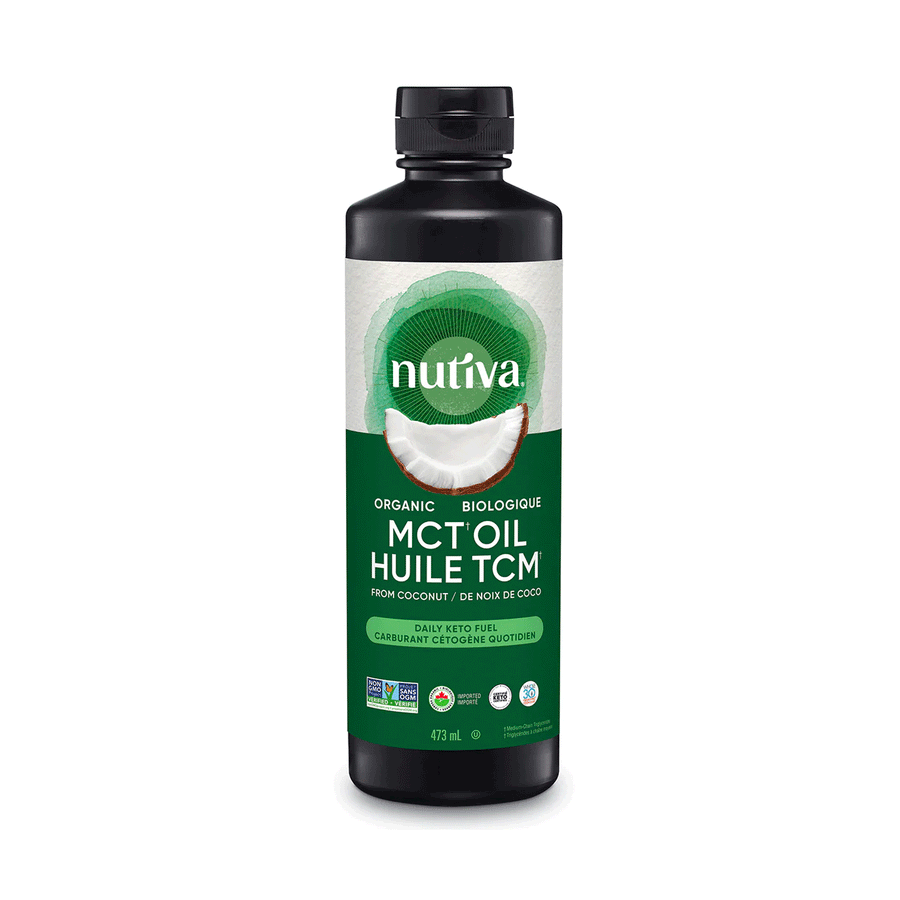 Nutiva Organic Coconut MCT Oil, 473ml