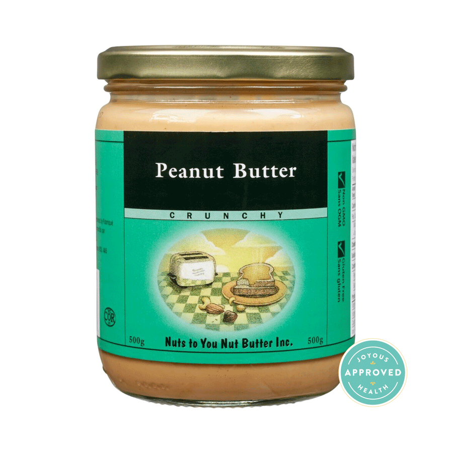 Nuts To You Natural Peanut Butter - Crunchy, 500g