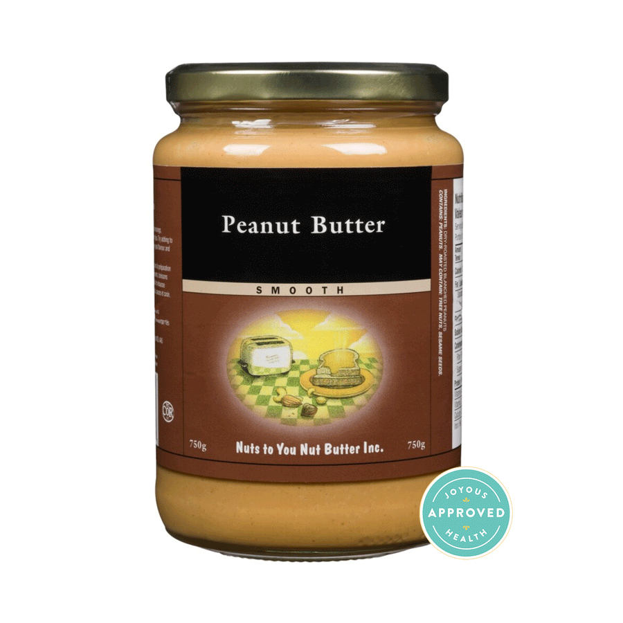 Nuts To You Natural Peanut Butter - Smooth, 750g