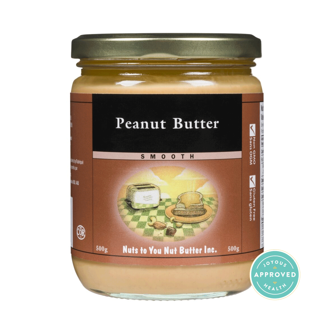 Nuts To You Natural Peanut Butter - Smooth, 500g