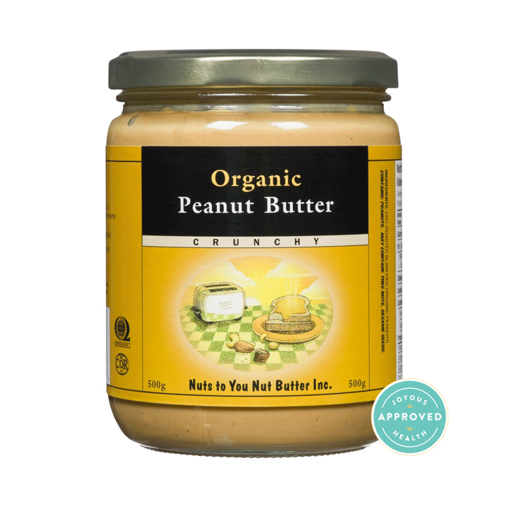 Nuts To You Organic Peanut Butter - Crunchy, 500g
