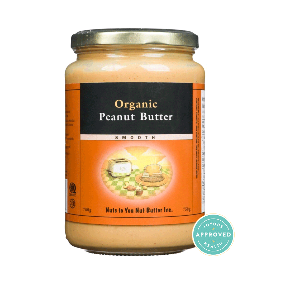 Nuts to You Organic Peanut Butter - Smooth, 750g