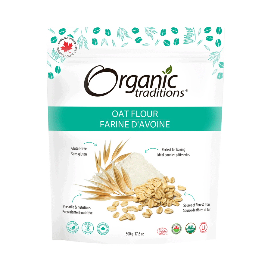 Organic Traditions Oat Flour, 500g