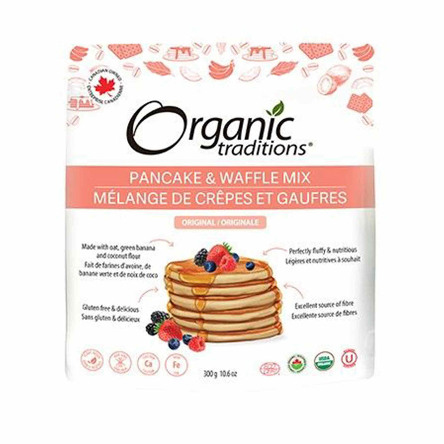 Organic Traditions Pancake & Waffle Mix - Original, 300g