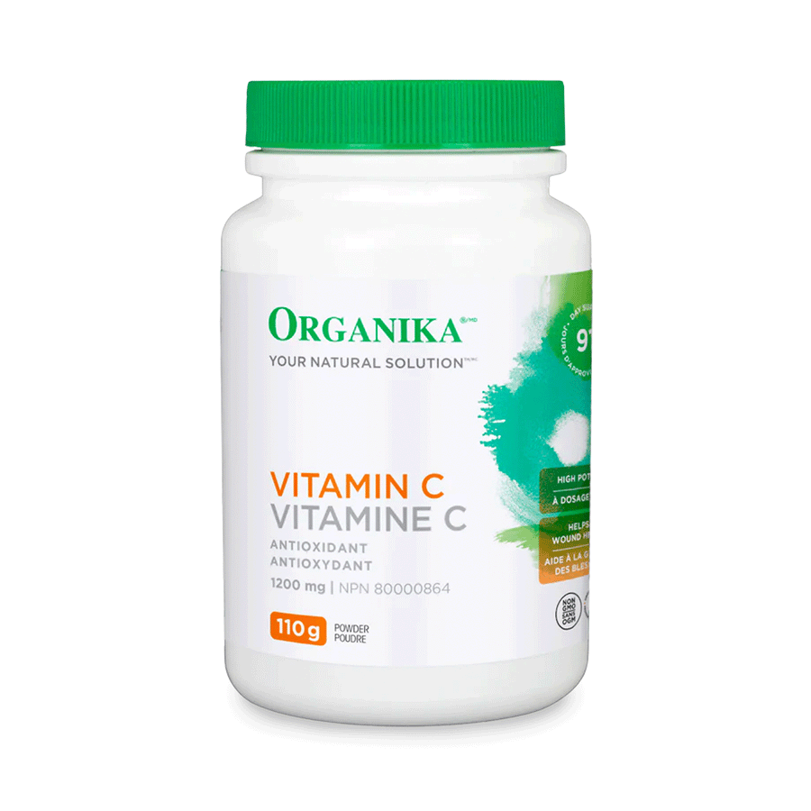 Organika Vitamin C Powder - 100% All Natural Vitamin C, 110g
