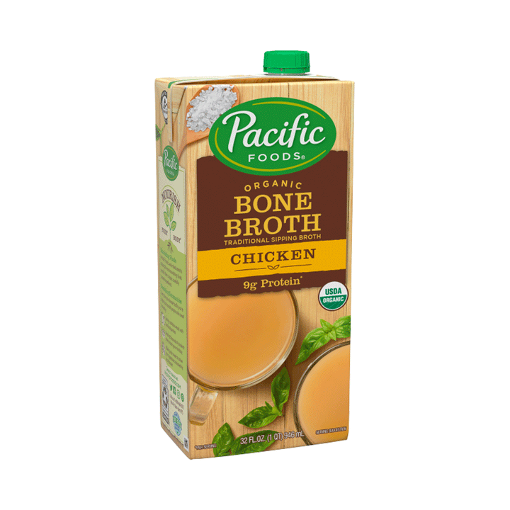 Pacific Foods Organic Chicken Bone Broth (Salted), 946ml