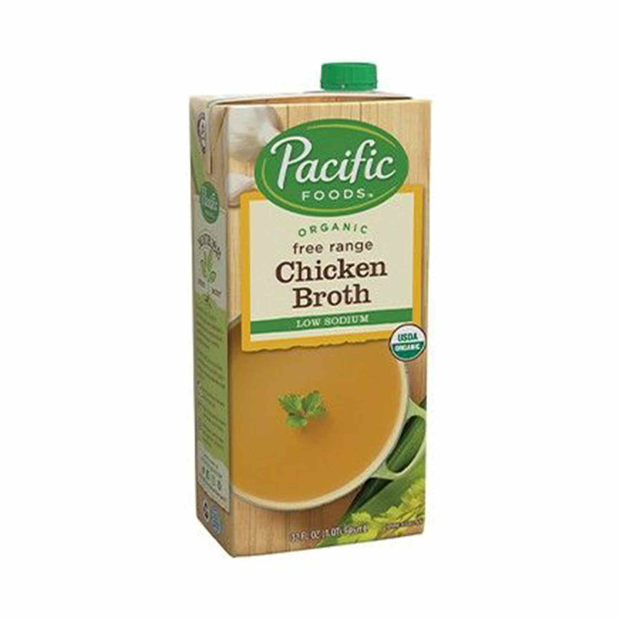 Pacific Foods Organic Chicken Broth (Low Sodium), 946ml