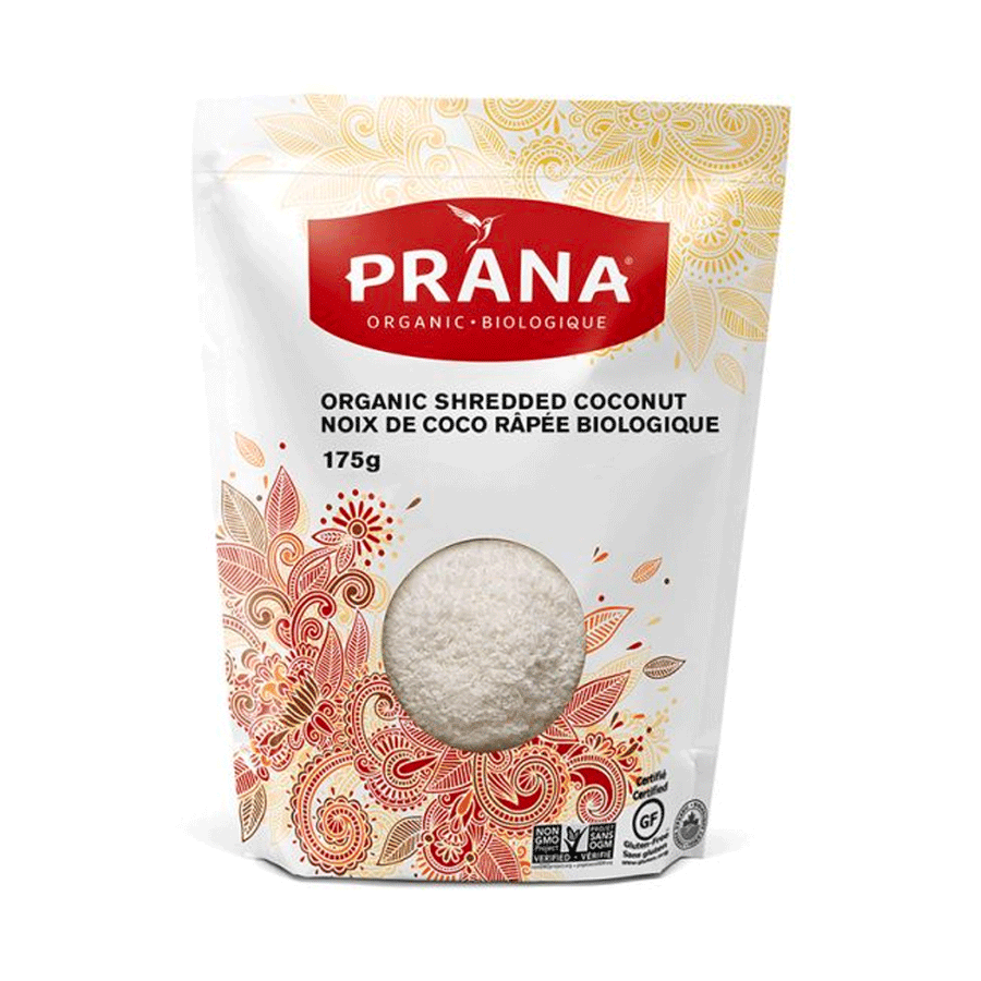 Prana Organic Shredded Coconut, 175g