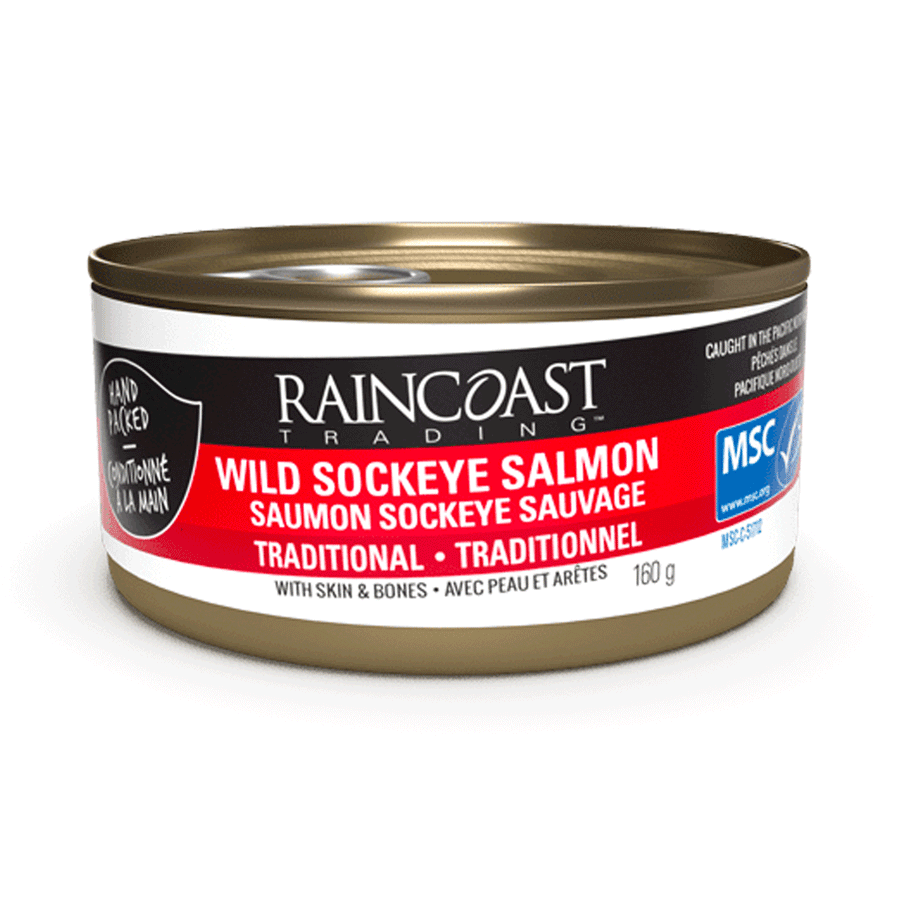 Raincoast Trading Wild Sockeye Salmon - Traditional, 160g