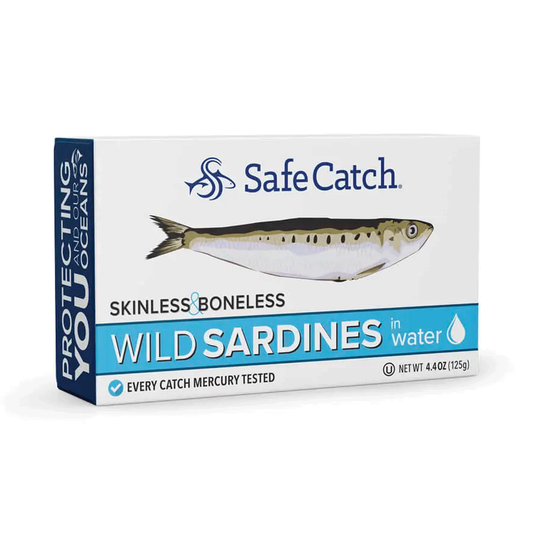 Safe Catch Wild Sardines, Skinless & Boneless, 125g