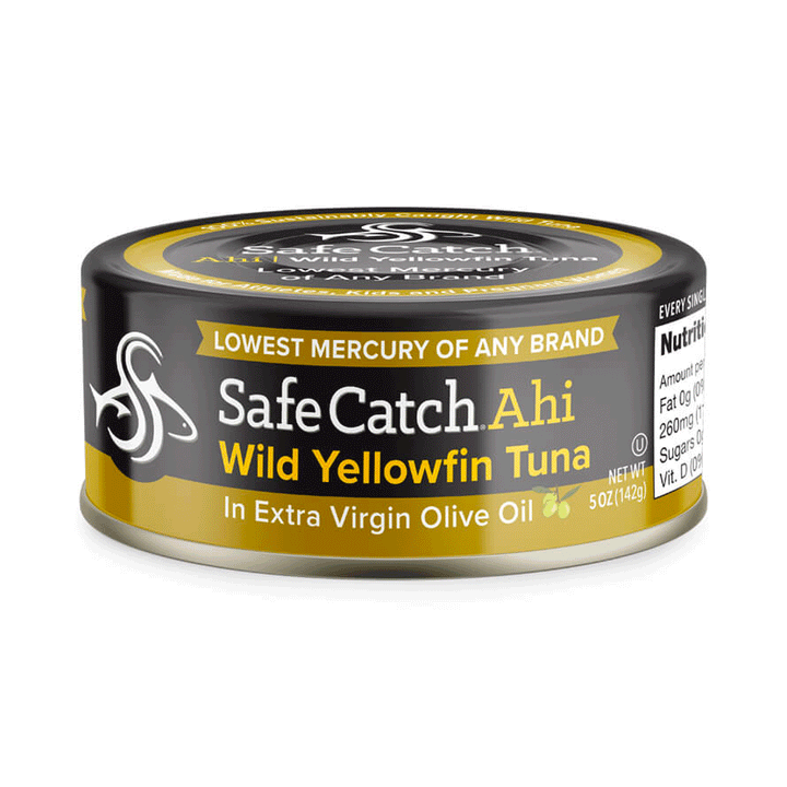 Safe Catch Wild Ahi, Yellowfin Tuna In Extra Virgin Olive Oil, 142g