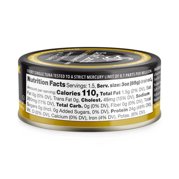 Safe Catch Wild Ahi, Yellowfin Tuna In Extra Virgin Olive Oil, 142g