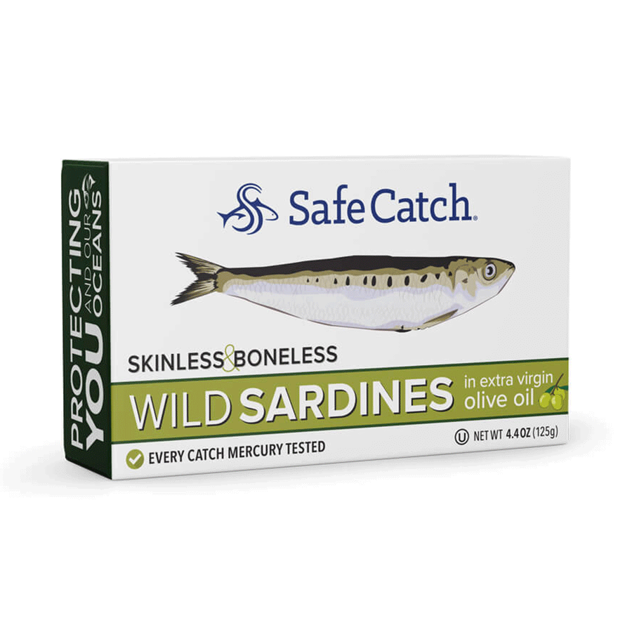 Sardines In Extra Virgin Olive Oil, Skinless & Boneless, 125g