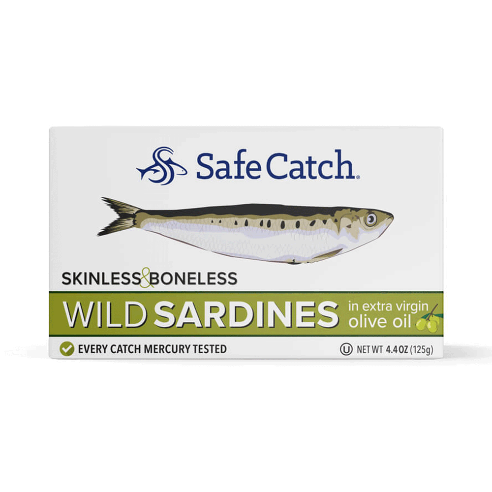 Sardines In Extra Virgin Olive Oil, Skinless & Boneless, 125g