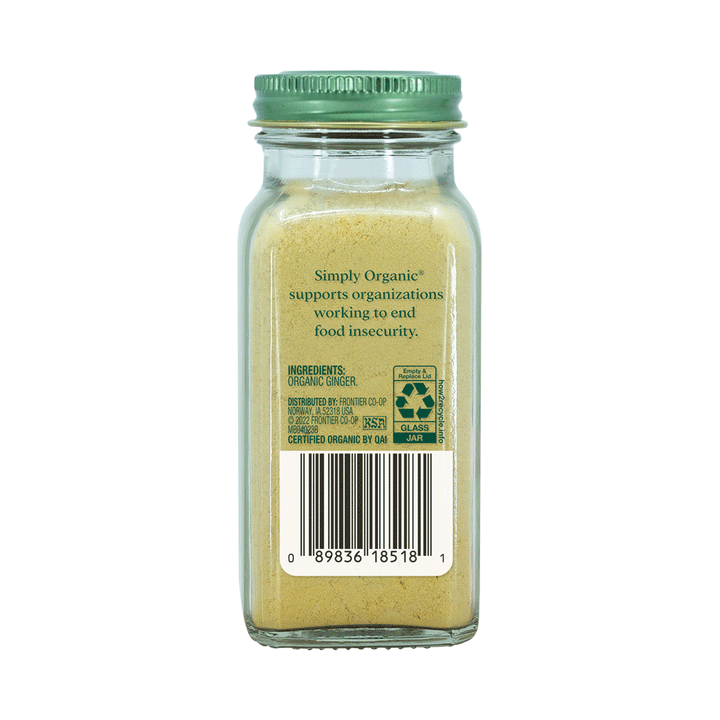 Simply Organic Ground Ginger Root, 46g
