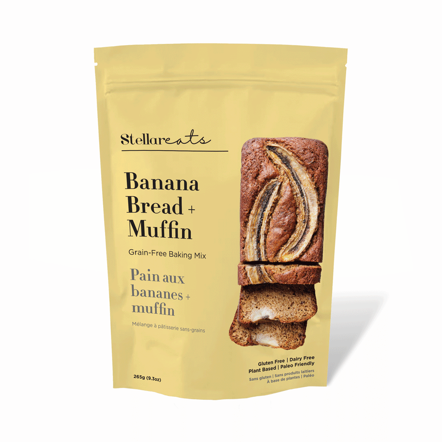 Stellar Eats Grain-Free Banana Bread + Muffin Baking Mix, 266g