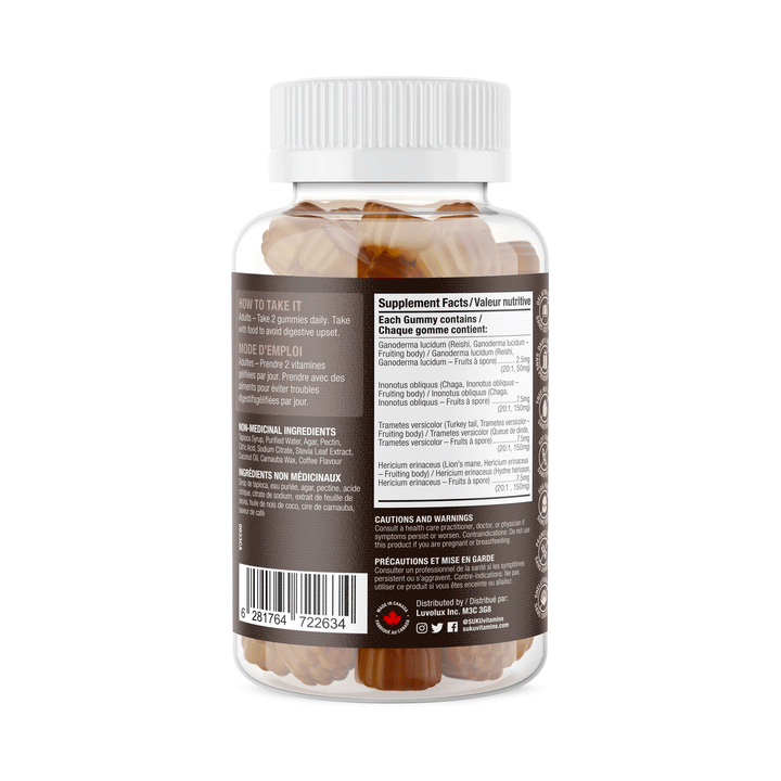 Suku Vitamins - Super Mushrooms, 60 Gummies