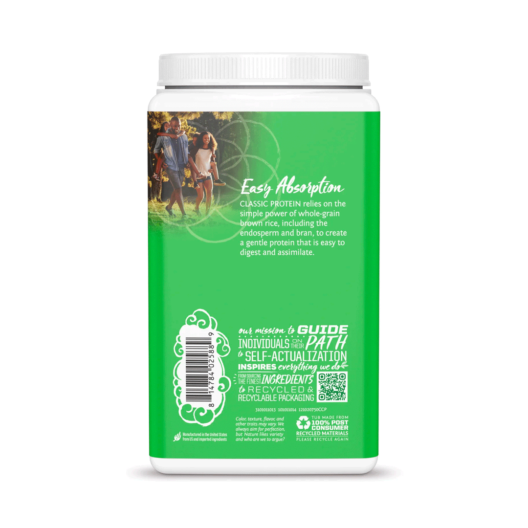 Sunwarrior Organic Classic Rice Protein - Chocolate, 750g