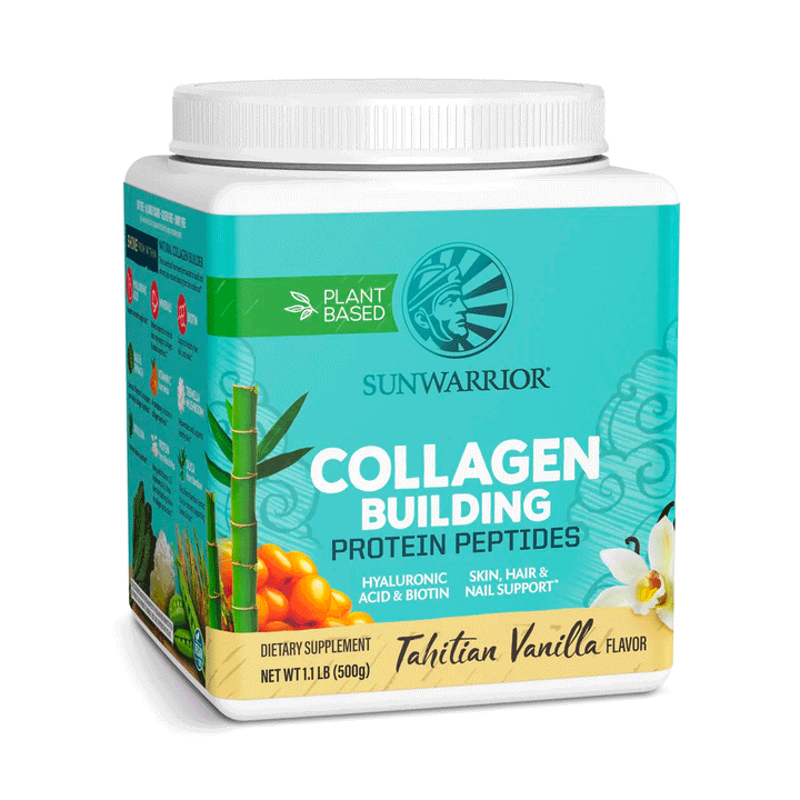 Sunwarrior Organic Collagen Building Protein Peptides - Tahitian Vanilla, 500g