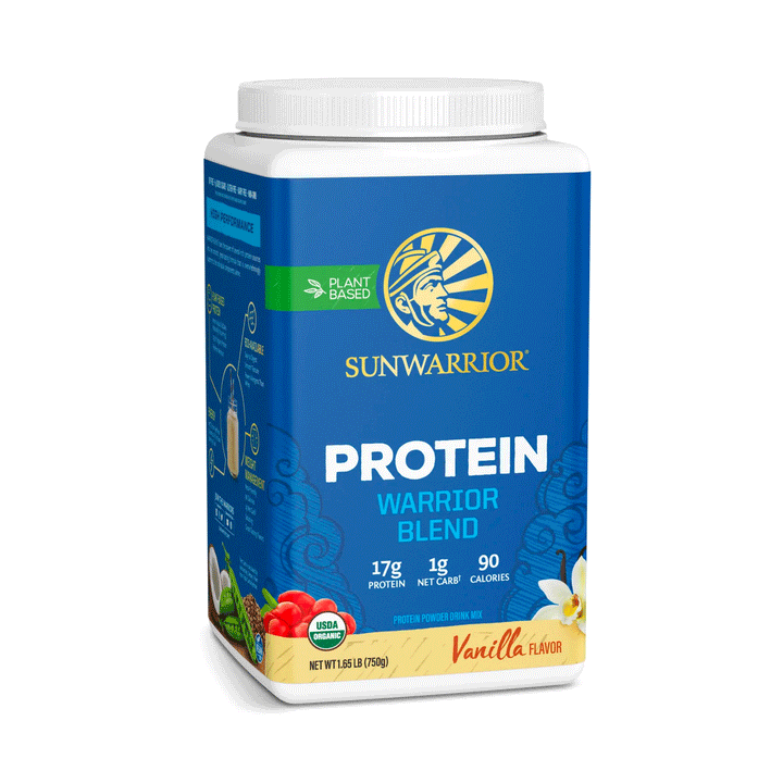 Sun Warrior Organic Warrior Blend Protein - Vanilla, 750g