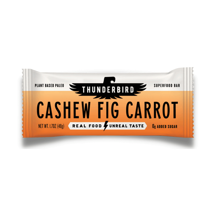 Thunderbird Real Food Bar Cashew Fig Carrot, 48g