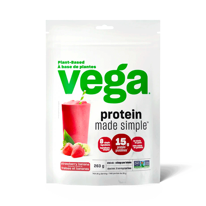Vega Protein Made Simple - Strawberry Banana, 271g