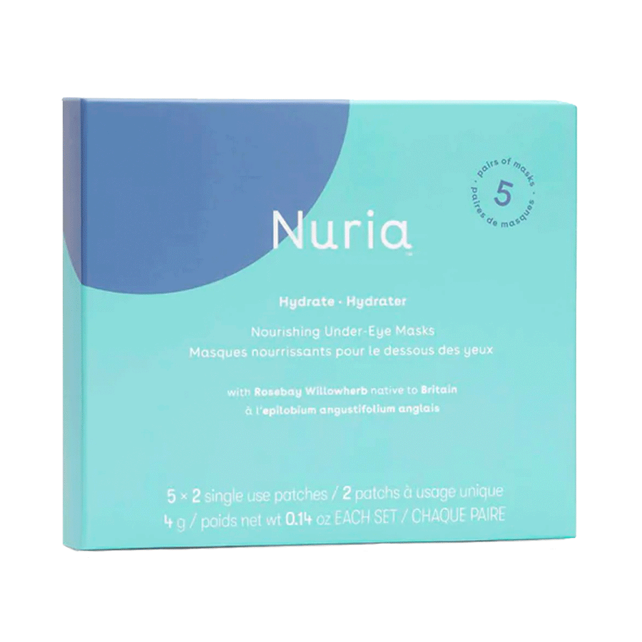 Nuria Beauty Hydrate Nourishing Under-Eye Masks, 5x2-Patches