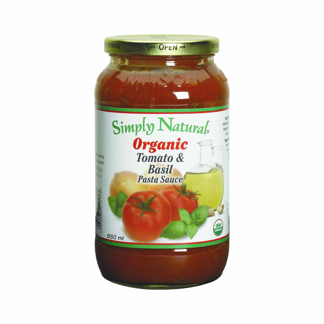Simply Natural Organic Tomato & Basil Sauce, 880ml