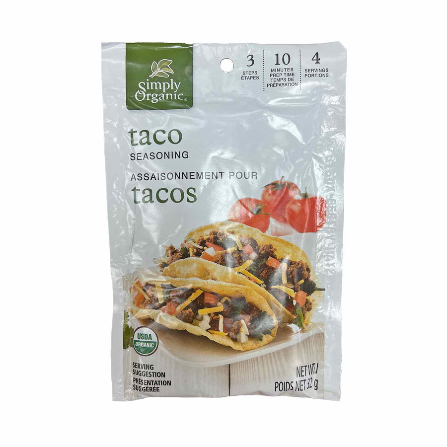 Simply Organic Taco Seasoning Mix, 32g